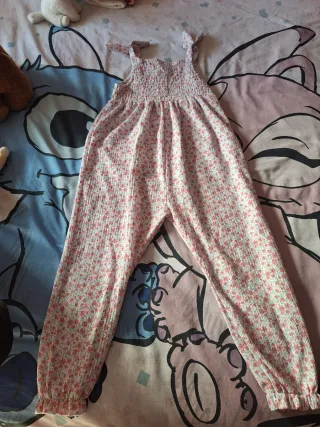 Mono floral con smock