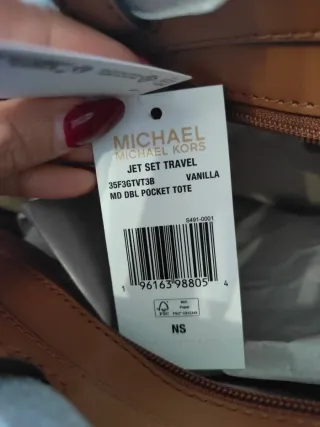 Shopper Michael Kors Beige/Marrone