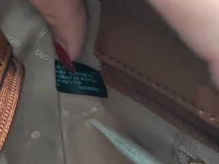 Shopper Michael Kors Beige/Marrone