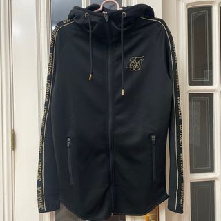 Sudadera SikSilk Negra Cremallera Talla XS