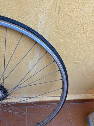 Rueda trasera Shimano con piñonera