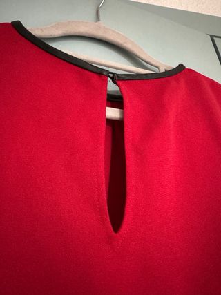 Blusa Zara Roja Talla S