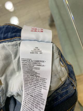 Pantalones Levi's Talla 16 (S)