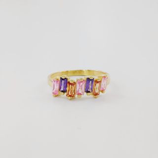 Anillo Oro 18K Multicolor
