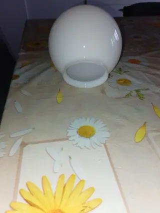 Paralume in vetro opalino