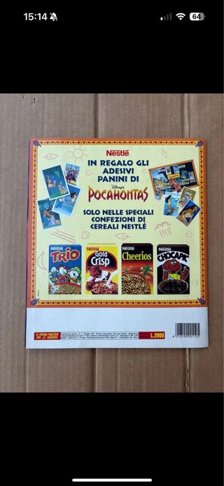 Album figurine Disney Pocahontas Panini