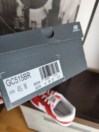 New Balance 515 Rojo/Blanco