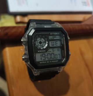 Reloj Digital Deportivo Negro Nuevo hombre
