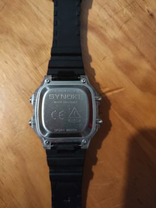 Reloj Digital Deportivo Negro Nuevo hombre