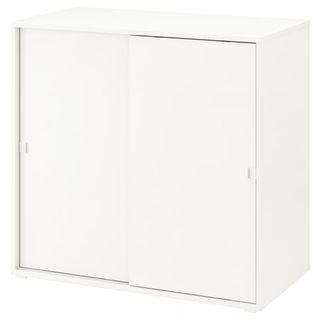 VIHALS Mobile con ante scorrevoli IKEA bianco