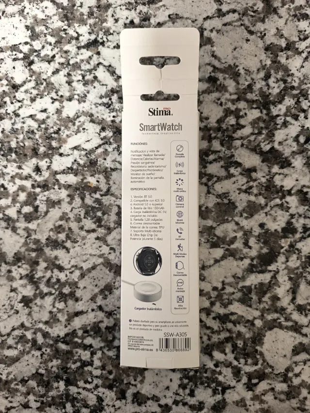 Smartwatch Stima SSW-A305 Negro