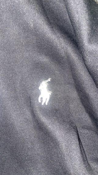 Felpa Ralph Lauren Nera logo bianco