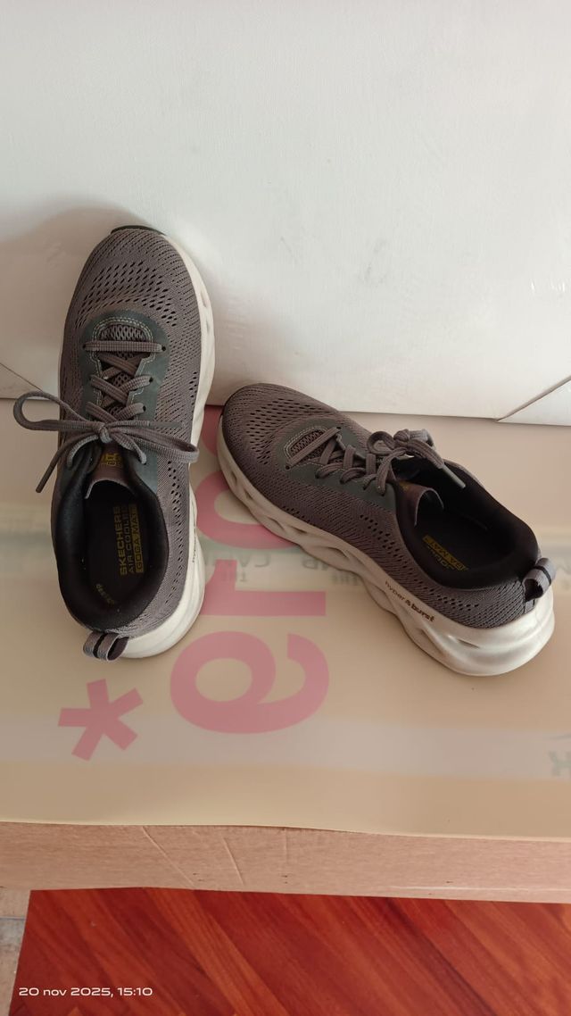 Deportivas Skechers Mujer Grises Talla 40