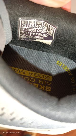 Deportivas Skechers Mujer Grises Talla 40