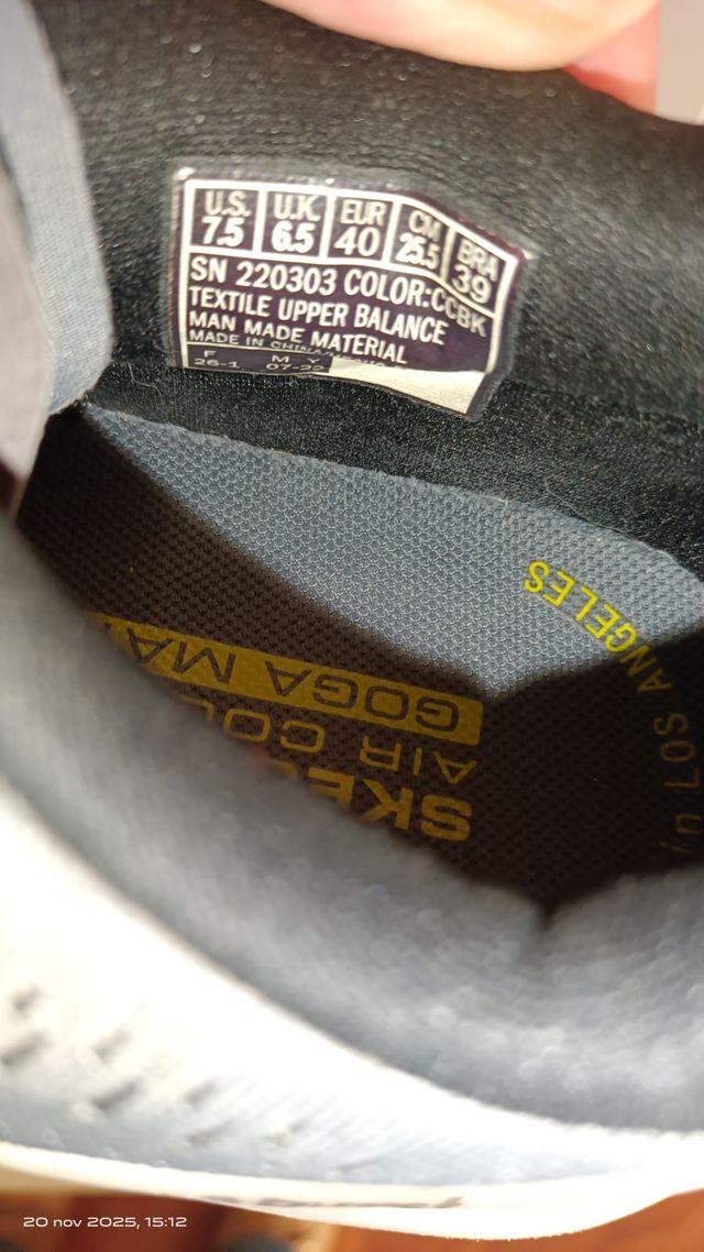 Deportivas Skechers Mujer Grises Talla 40