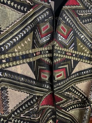 Casaca bordada fiesta