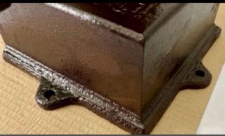 Antiguo Molinillo Café Mostrador Hierro