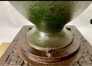 Antiguo Molinillo Café Mostrador Hierro