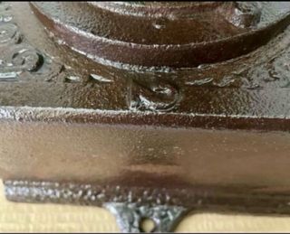 Antiguo Molinillo Café Mostrador Hierro