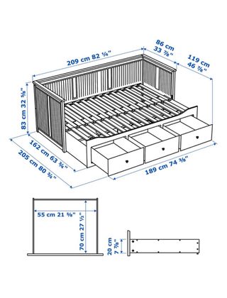 Cama Diván HEMNES IKEA