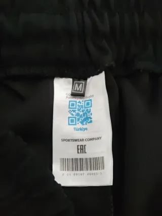 Conjunto deportivo  niño negro/blanco