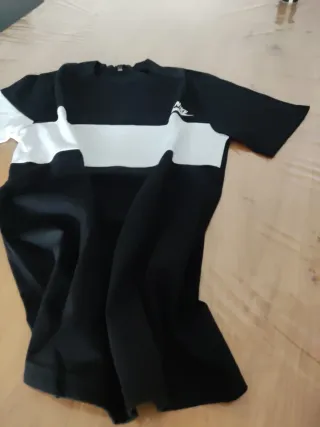 Conjunto deportivo  niño negro/blanco