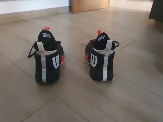 Zapatillas Wilson Rush Pro Tour Mid Negras/Rojas