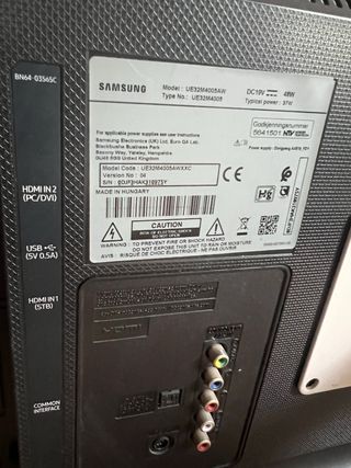 Televisor Samsung Negro 32 pulgadas