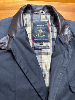 Barbour Commander Dept(B) Giacca Blu XXL