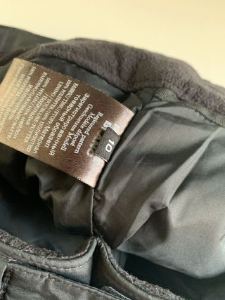 Pantalón de nieve para niño poivre blanc