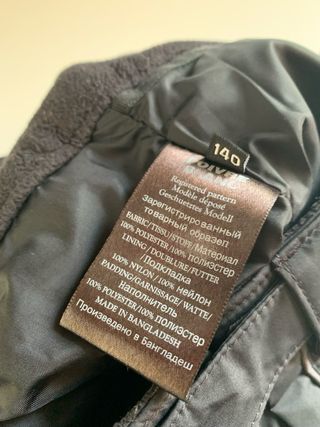 Pantalón de nieve para niño poivre blanc