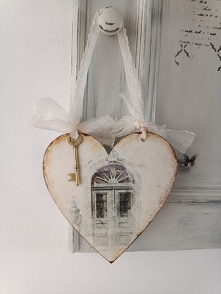Corazón Decoración Shabby Chic num 57