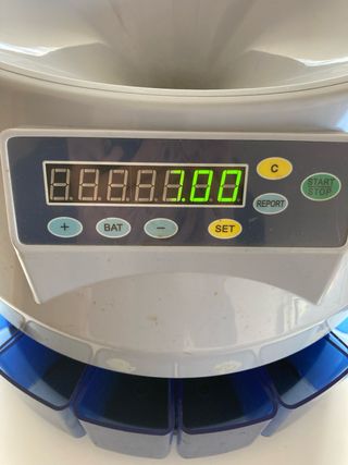 Contadora de monedas €