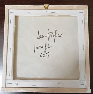 Quadro con cactus e mare