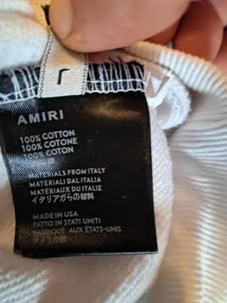Felpa Amiri bianca