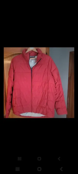 Chaqueta plumas Adolfo Domínguez Roja