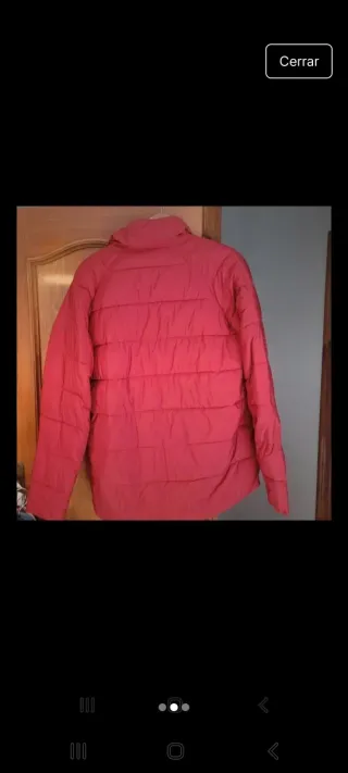 Chaqueta plumas Adolfo Domínguez Roja