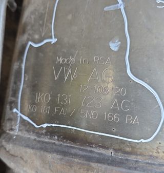 CATALIZADOR VOLKSWAGEN GOLF 6 VI 1.6 TDI 2010