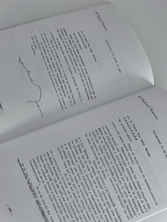 El cardenal Tarancón desde su retiro