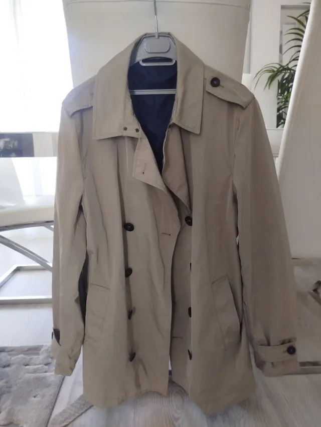 Gabardina Bege Tamanho L