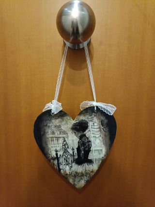 Corazón Decoración Shabby Chic Nº 56