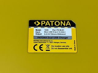 Carregador duplo Patona + 2 Baterias Olympus BLN-1