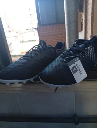 Zapatillas Fútbol Talla 40 Negras
