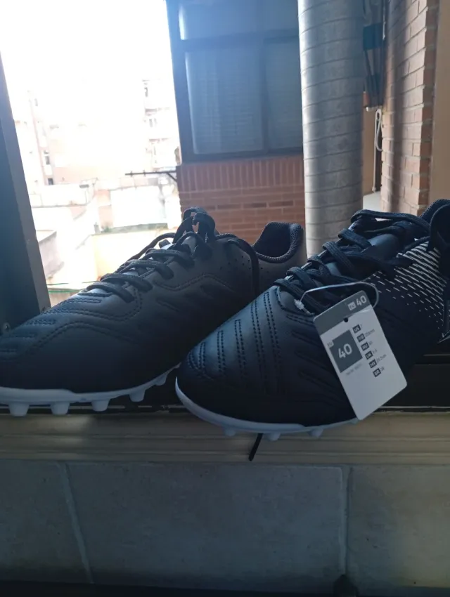 Zapatillas Fútbol Talla 40 Negras