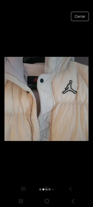 Chaqueta Jordan acolchada. Precio