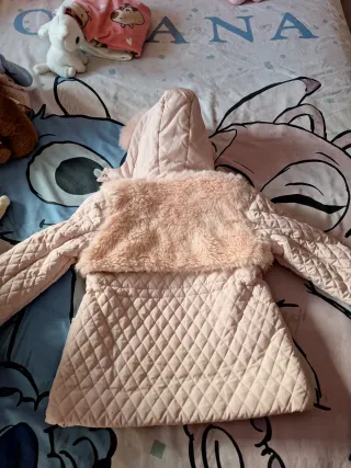 Cazadora Miranda rosa con pelo