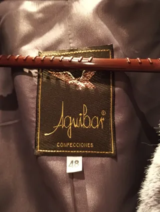 Abrigo de pelo gris Apolla