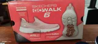 Zapatillas Skechers Go Walk 6 Azul/Blanco