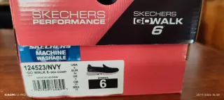 Zapatillas Skechers Go Walk 6 Azul/Blanco