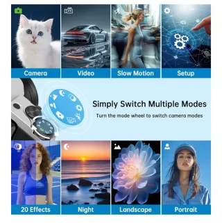 Cámara Digital 4K Ultra HD 16X Zoom